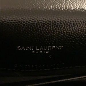 Authentic YSL Black Shoulder Bag!